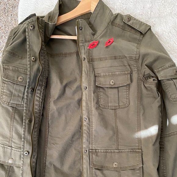 Army Green Utility Jacket - Picture 1 of 4